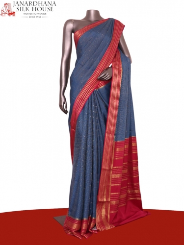 Pure Mysore Crepe Silk Saree